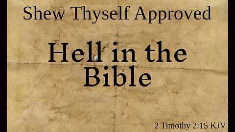 Hell in the Bible