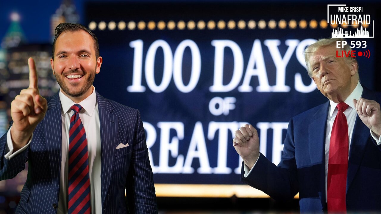 100 DAYS OF GREATNESS! | MIKE CRISPI UNAFRAID 4.30.25
