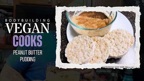 How to: High-Protein Chocolate Peanut Butter Pudding | Vegan Snack 59g Protein TheBodybuildingVegan