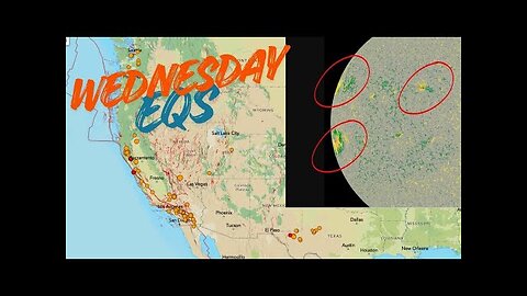 Large active Sunspots starting to face Earth. California Earthquake activity. Wednesday update.