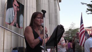 Westerly, RI Town Councilwoman Rose Van Dover Brings Messages From Charlie Kirk On Standing Up For God And Righteousness At The Charlie Kirk Vigil 9-19-25