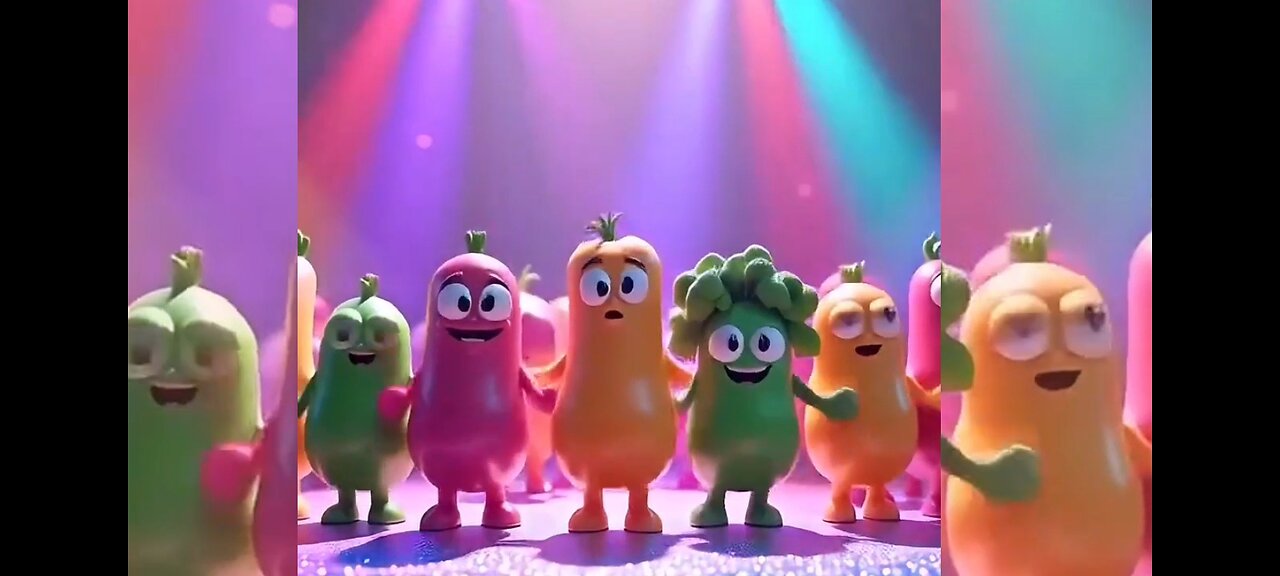 "Counting 1 to 20 with Funny Cartoon Friends"