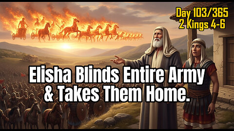 Day 103/365 - Elisha Performs Miracles - Overflowing Oil, Leprous Naaman Healed #bible #2kings