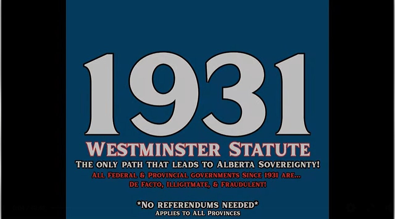 No Referendum Required: Our Legal Rights Under the Statute of Westminster Are Already Established