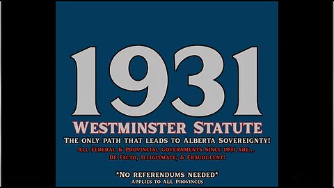 No Referendum Required: Our Legal Rights Under the Statute of Westminster Are Already Established