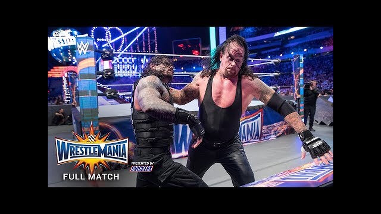 FULL MATCH - Roman Reigns vs. The Undertaker - No Holds Barred Match WrestleMania