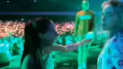 Throwback to Billie Eilish & Danielle Bregoli almost getting into a fight at a live show