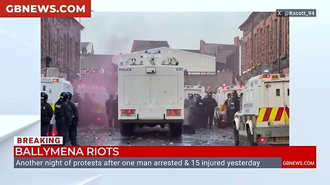 BREAKING: Anti-immigration protests ERUPT across Northern Ireland as police face 'sustained attack'