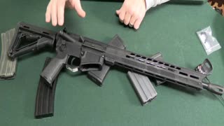 Removing CA mag release Dimond back DB-15 rifle