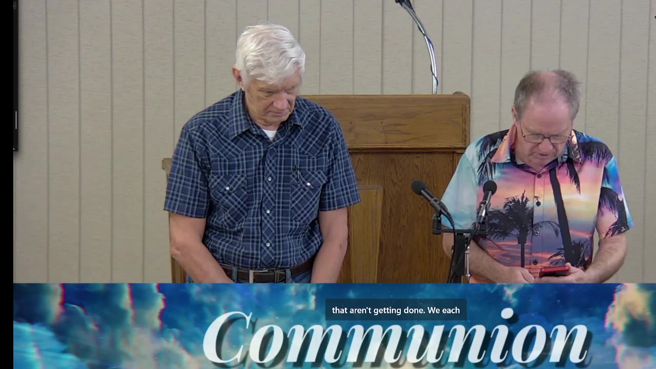 Sunday services