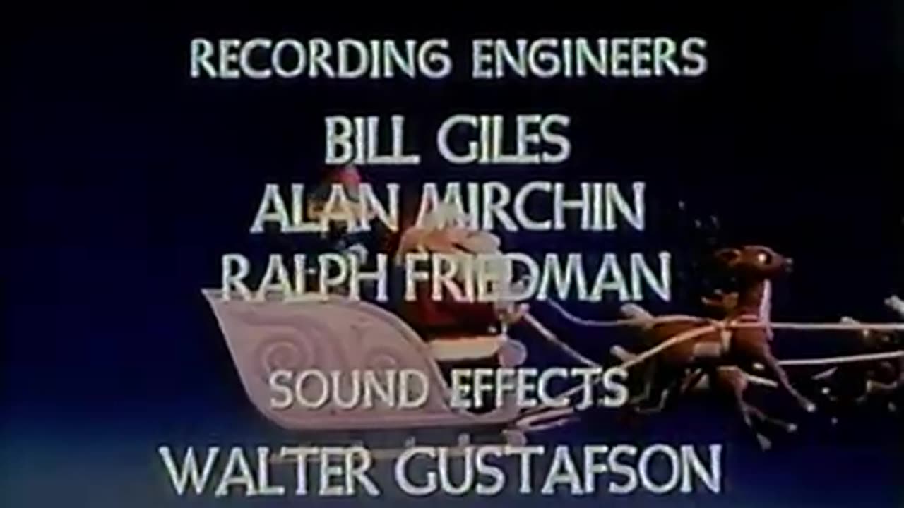 December 9, 1986 - CBS 'Rudolph' End Credit Voiceover