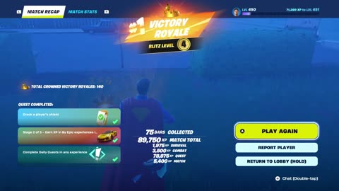 SUPERMAN is beyond GOATED for Crown WIN #140 Blitz Royale - FORTNITE