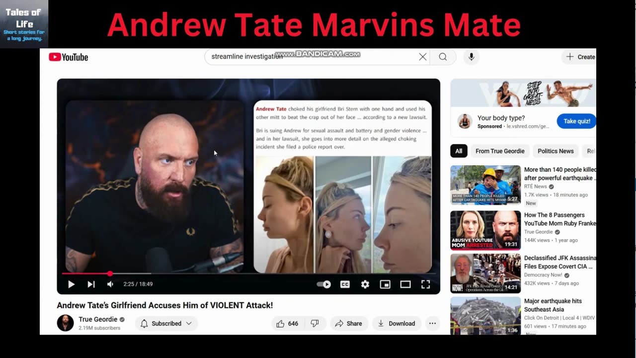 Andrew Tate Marvins Mate !!