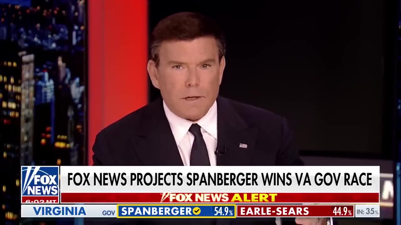 BREAKING: Fox News can now project next governor of Virginia