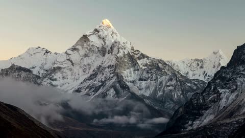 Mountains and Snow: A Journey Through Nature and Misty Landscapes