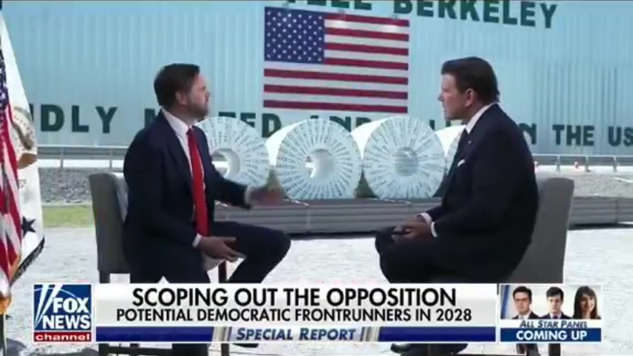 Vance: to the extent that the Democratic Party has a leader, that leader would be Donald J Trump
