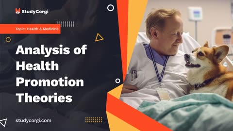 Analysis of Health Promotion Theories - Research Paper Example