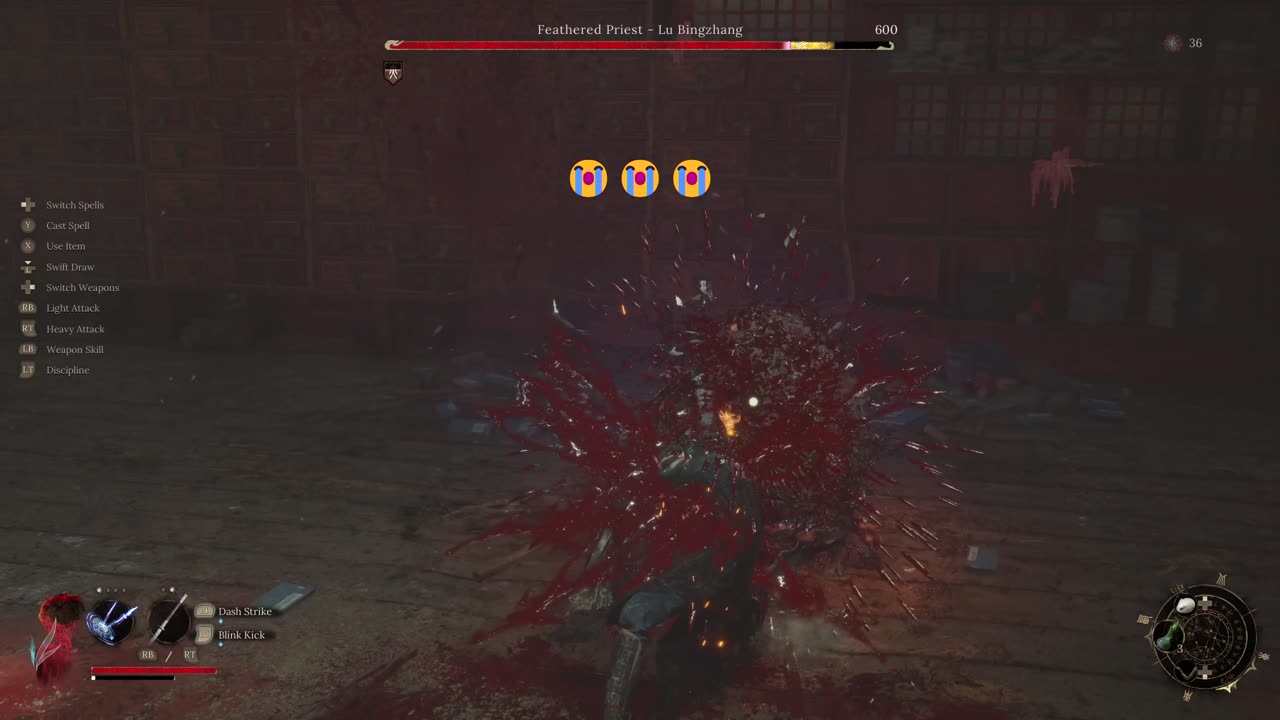 I beat him but how???? lol