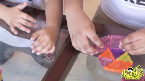 Making a Rocket with Picasso Tiles