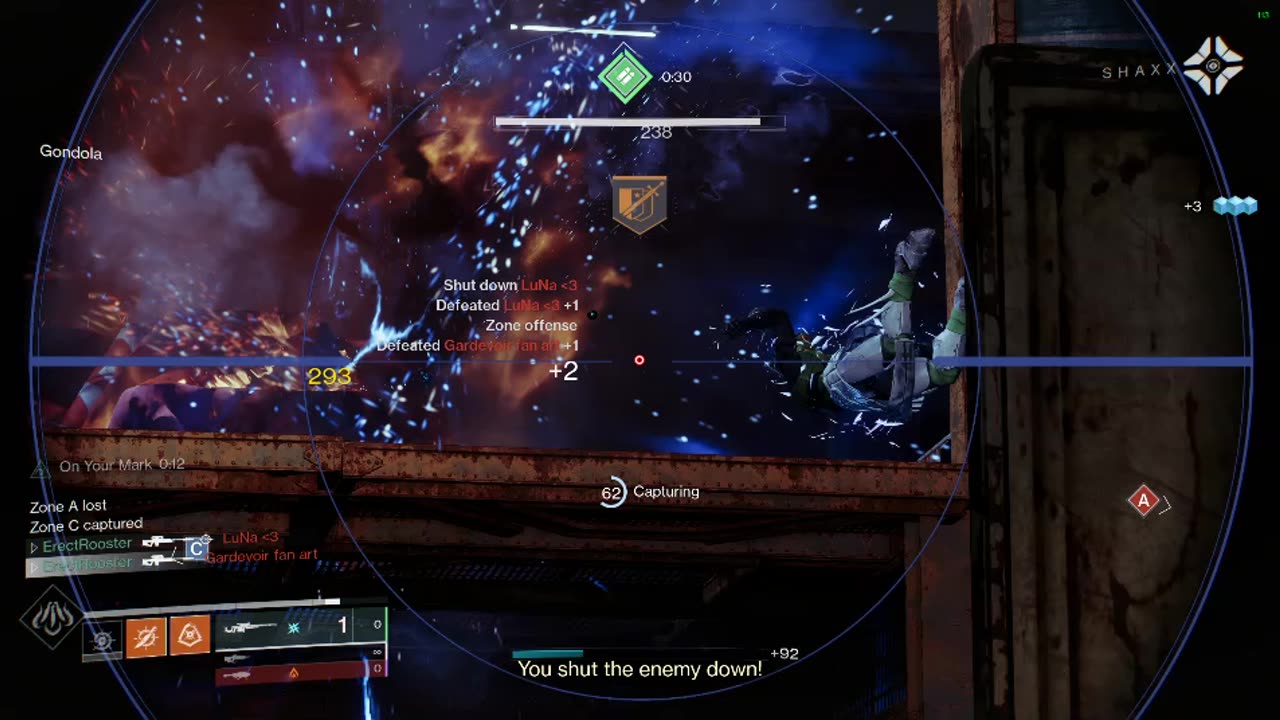 Destiny 2 Cloudstrike double kill on point