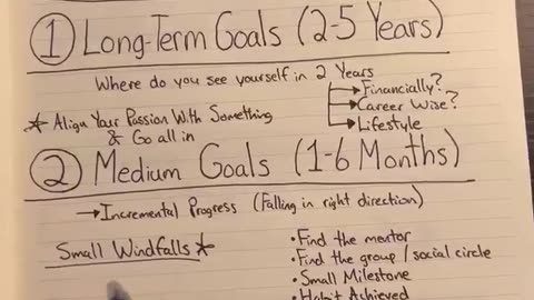 3 types of goals