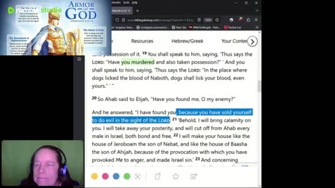 Journey Through The Bible - 1 Kings 21 - Naboth Is Murdered For His Land 08122025