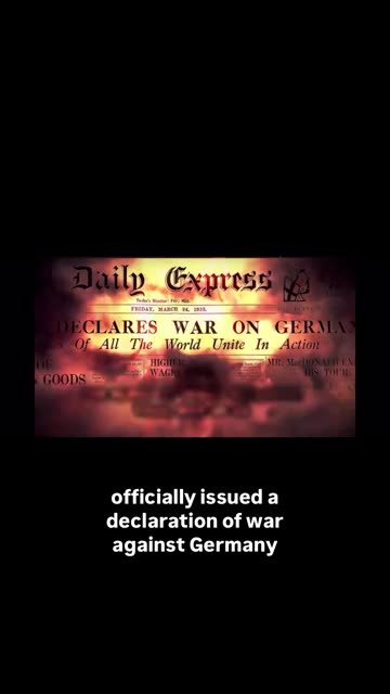 Judea Declares War on Germany