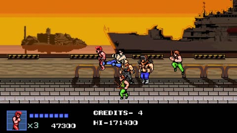 Double dragon 4(play through)