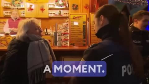 The German police in Christmas markets confiscated knives from German grandmothers who