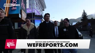 Trudeau Caught Off Guard in Davos: No Bodyguards, No Script