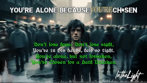 InTheLight ~ You're Alone Because You're Chosen { Lyrics } Remix 1 Christcore PC FX