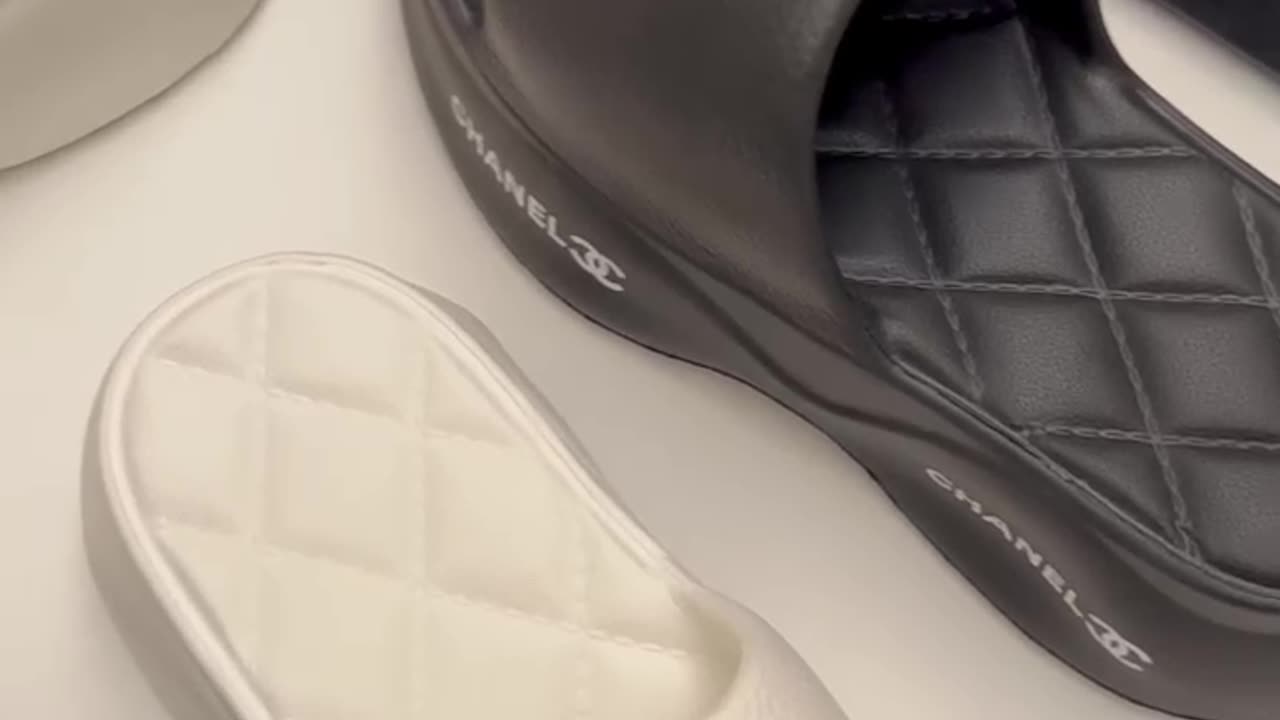 CHANEL IMPORTED PLATFORM FLIPFLOPS