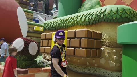 Entering Super Nintendo World in Epic Universe