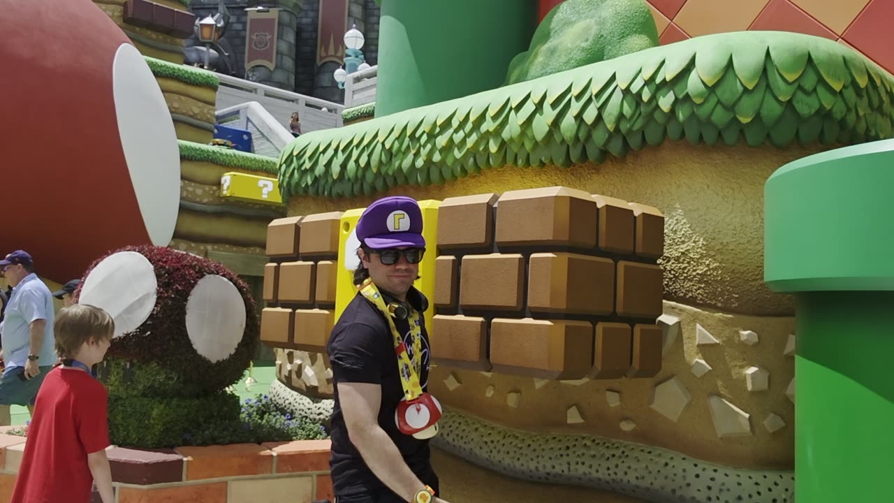 Entering Super Nintendo World in Epic Universe