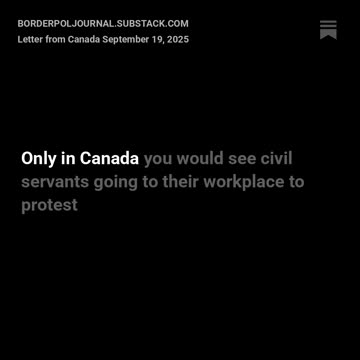 Letter from Canada September 19, 2025 The bad news just keeps on coming