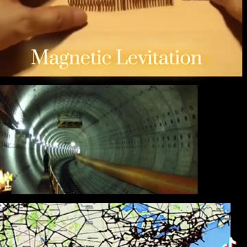 Mag Lev Underground Tunnels 3000 MPH