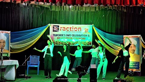 GIRLS Dance performance | Teacher's Day 2025 | Fraction | AB Cinelook Creations