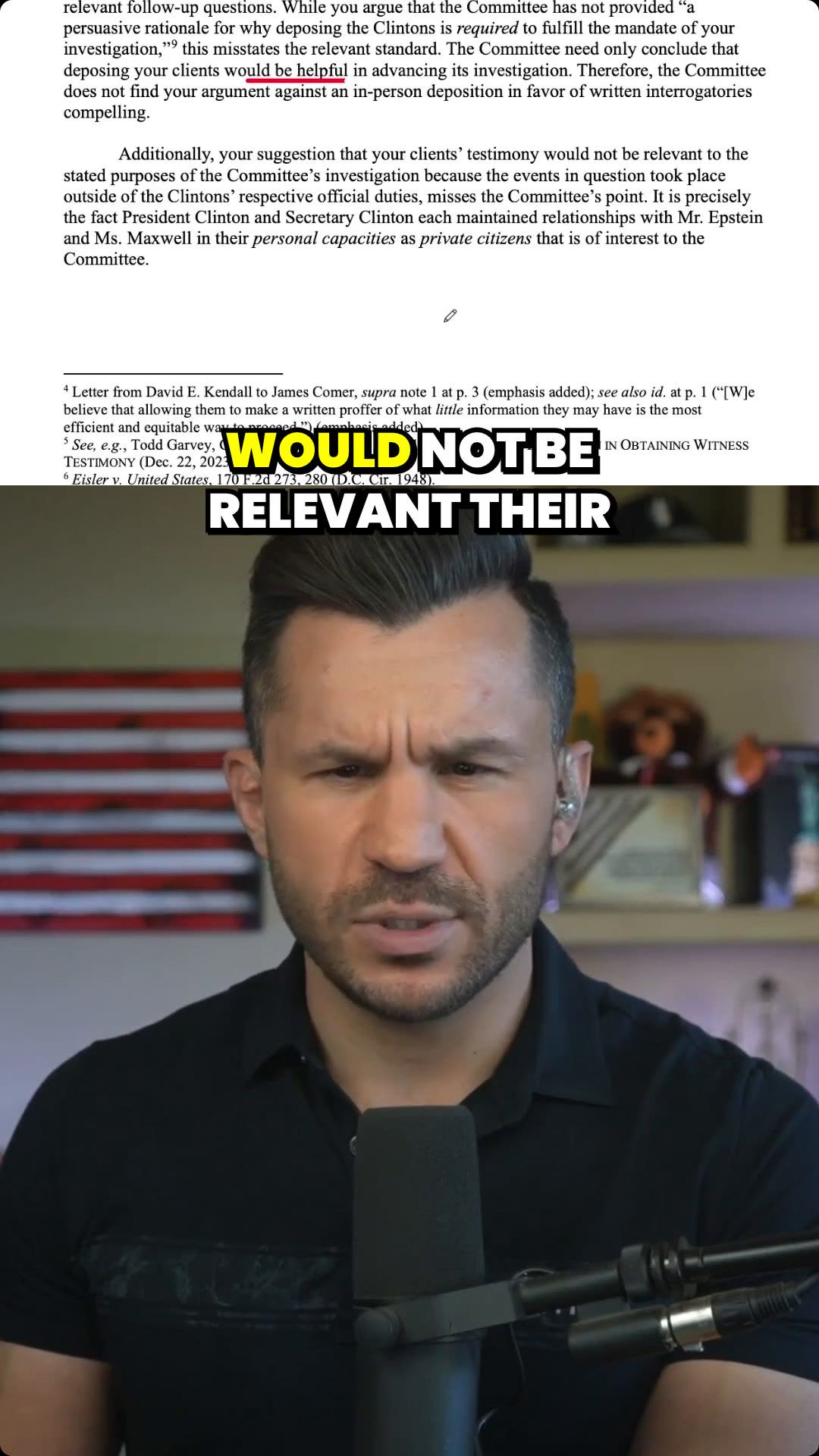 Clinton DEPOSITIONS Set as Epstein Secrets Loom