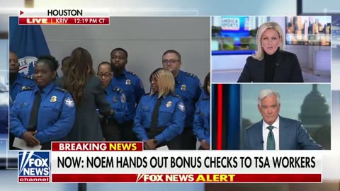 Kristi Noem is issuing $10,000 BONUS CHECKS to TSA agents who didn’t call out sick