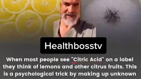Did You know...What is Citric Acid？