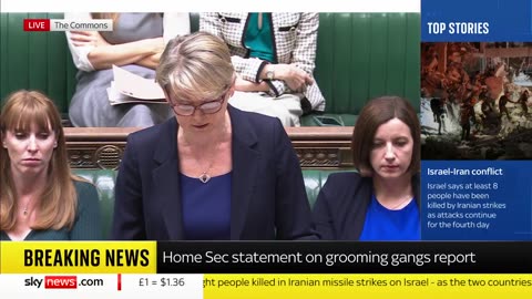 Home Secretary Yvette Cooper says the findings of the grooming gang review are 'damning'.