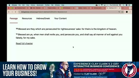 6.5.25 - LIVE from Tulsa-Rusalem! Join Tim Tebow, Colton Dixon, Clay Clark & Countless Real Business Success Stories At Clay Clark’s ThrivetimeShow.com 2-Day Business Growth Conference (Learn Marketing, Sales, Finance, Workflow Design & More)