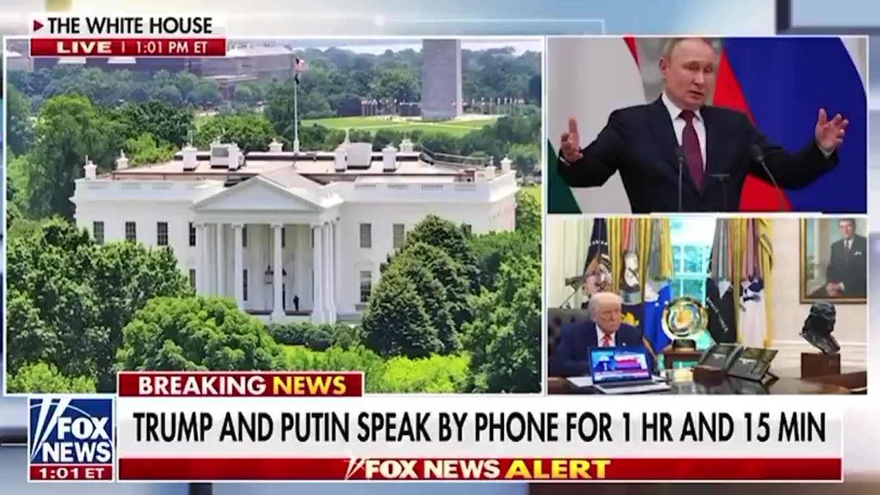 Fox News reports President Trump says his call with Putin today was “good”