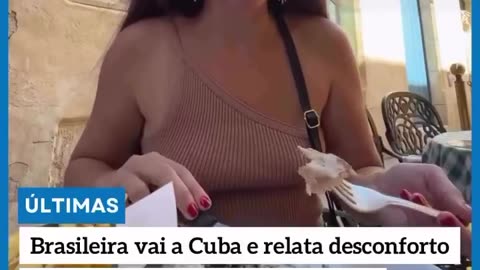 “Brasileira relata desconforto ao comer em restaurante, pois a pobreza é algo muito latente.” 2025/05/27