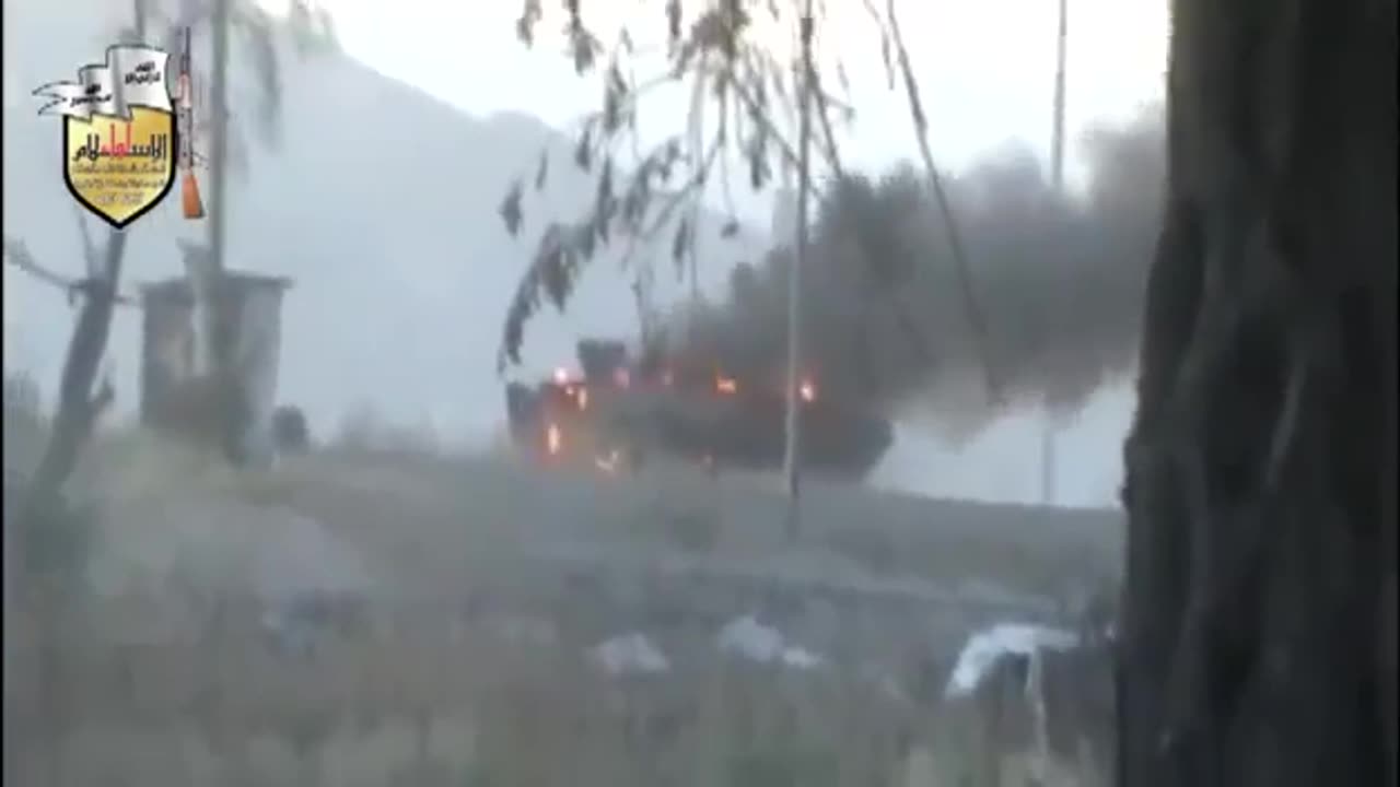 Syrian War Qaboun, Damascus, 1x BMP-1(2) destroyed 2013.06.22
