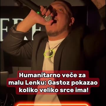 Humanitarno vece za malu Lenku: Gastoz pokazao koliko veliko srce ima!