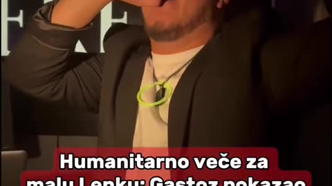 Humanitarno vece za malu Lenku: Gastoz pokazao koliko veliko srce ima!