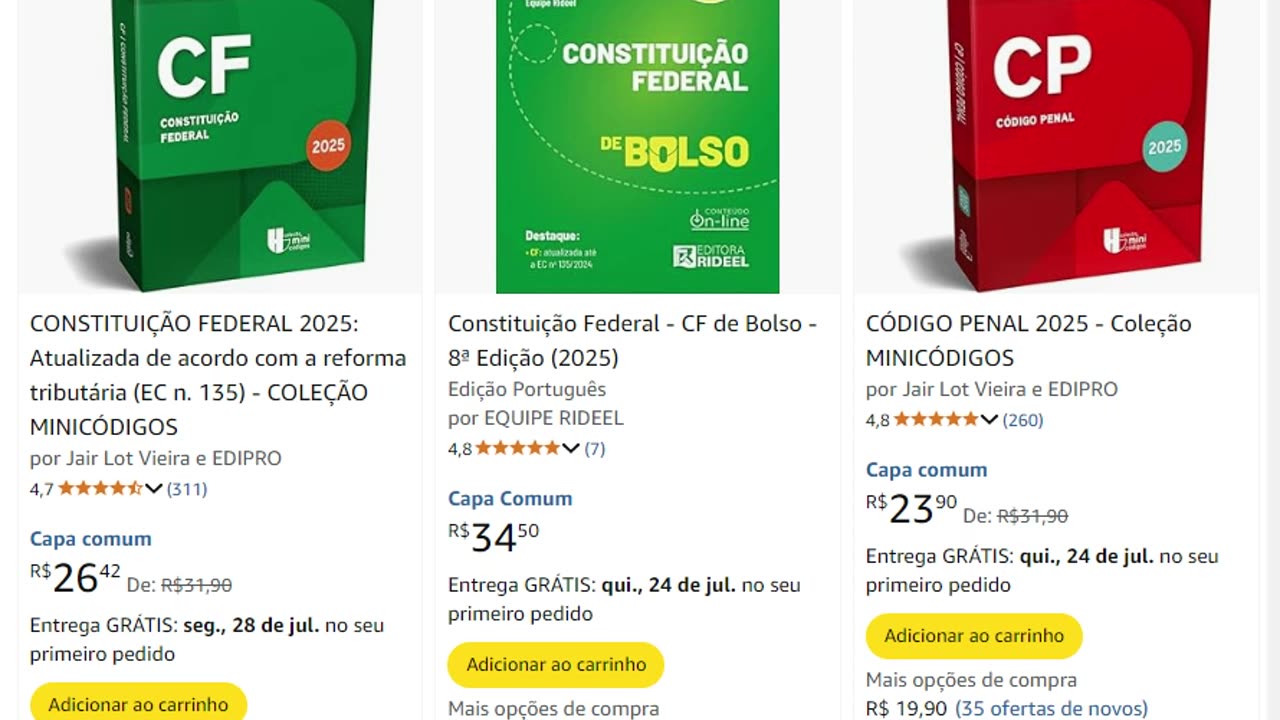 CONSTITUIÇÃO FEDERAL 2025: Atualizada de acordo com a reforma