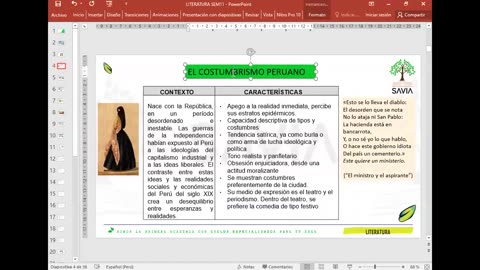 SAVIA REGULAR 2025 | Semana 11 | Literatura