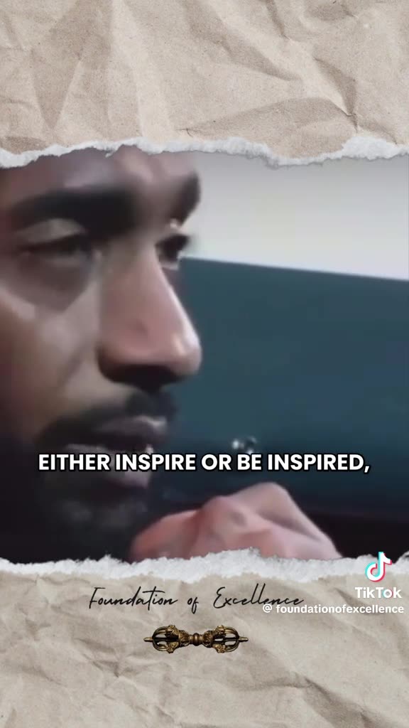 The highest human act is to inspire